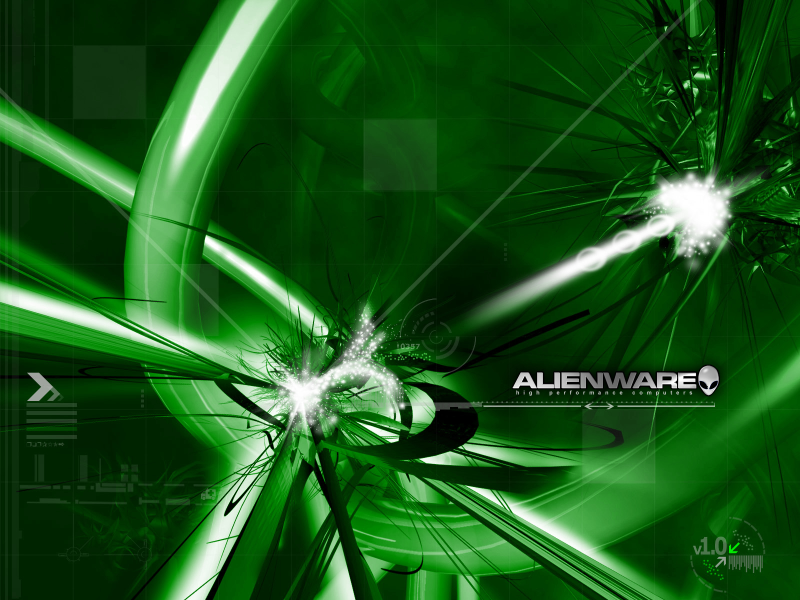alienware green desktop